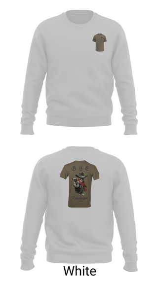 Crew Neck Sweatshirt, BCO GSE, Army, Teamtime, Team time, sublimation, custom sports apparel, team uniforms, spirit wear, spiritwear, sports uniforms, custom shirts, team store, custom team store, fundraiser sports, apparel fundraiser
