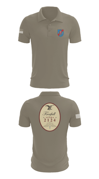 Short Sleeve Performance Polo, ODA 2124, Army, Teamtime, Team time, sublimation, custom sports apparel, team uniforms, spirit wear, spiritwear, sports uniforms, custom shirts, team store, custom team store, fundraiser sports, apparel fundraiser