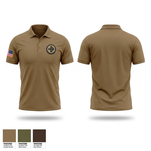 Short Sleeve Performance Polo, 181 IN HHC, Army, Teamtime, Team time, sublimation, custom sports apparel, team uniforms, spirit wear, spiritwear, sports uniforms, custom shirts, team store, custom team store, fundraiser sports, apparel fundraiser
