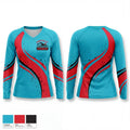 Monticello Strokers Swim Team 92498352 Women's Long Sleeve V-neck Shirt - 1