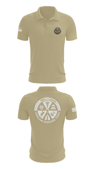 Region 3 Homeland Response Force 34212172 Short Sleeve Performance Polo - 87