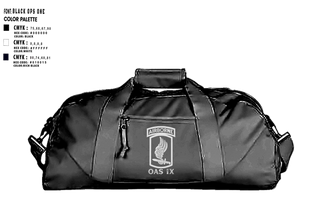 Duffle Bag, 173RD SECFOR OAS IX, Army, Teamtime, Team time, sublimation, custom sports apparel, team uniforms, spirit wear, spiritwear, sports uniforms, custom shirts, team store, custom team store, fundraiser sports, apparel fundraiser