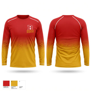 Long Sleeve Performance Shirt, Bridgeport High School Basketball, Men's Basketball, Teamtime, Team time, sublimation, custom sports apparel, team uniforms, spirit wear, spiritwear, sports uniforms, custom shirts, team store, custom team store, fundraiser sports, apparel fundraiser
