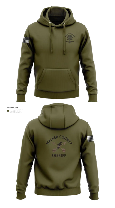 Walker County Sheriff SOG Team 13437344 Hoodie - 21