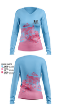 Lady Pumas 47610333 Women's Long Sleeve V-neck Shirt - 1