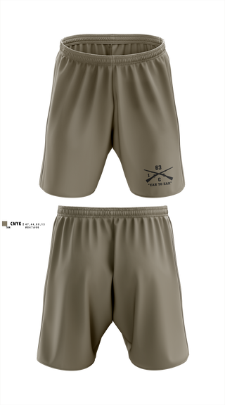 Athletic Shorts With Pockets, 2nd PLT, C co, 1-63 AR BN, Army, Teamtime, Team time, sublimation, custom sports apparel, team uniforms, spirit wear, spiritwear, sports uniforms, custom shirts, team store, custom team store, fundraiser sports, apparel fundraiser