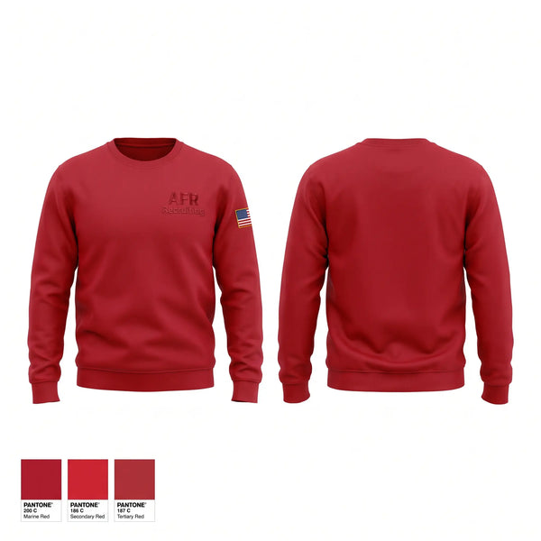 Crew Neck Sweatshirt, AFR Recruiting, Air Force, Teamtime, Team time, sublimation, custom sports apparel, team uniforms, spirit wear, spiritwear, sports uniforms, custom shirts, team store, custom team store, fundraiser sports, apparel fundraiser