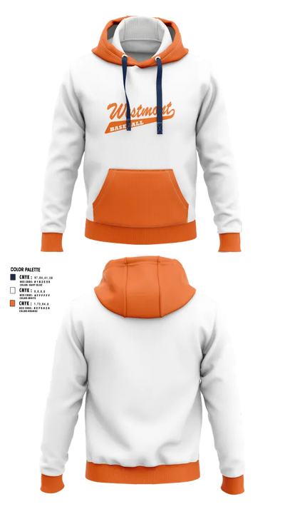 Westmont Youth Baseball 21491450 Hoodie - 9