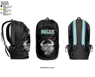 Gear Bag, NBC BULLS, Men's Basketball, Teamtime, Team time, sublimation, custom sports apparel, team uniforms, spirit wear, spiritwear, sports uniforms, custom shirts, team store, custom team store, fundraiser sports, apparel fundraiser