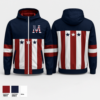 Windbreaker, Veterans Memorial Eagles, Baseball, Teamtime, Team time, sublimation, custom sports apparel, team uniforms, spirit wear, spiritwear, sports uniforms, custom shirts, team store, custom team store, fundraiser sports, apparel fundraiser