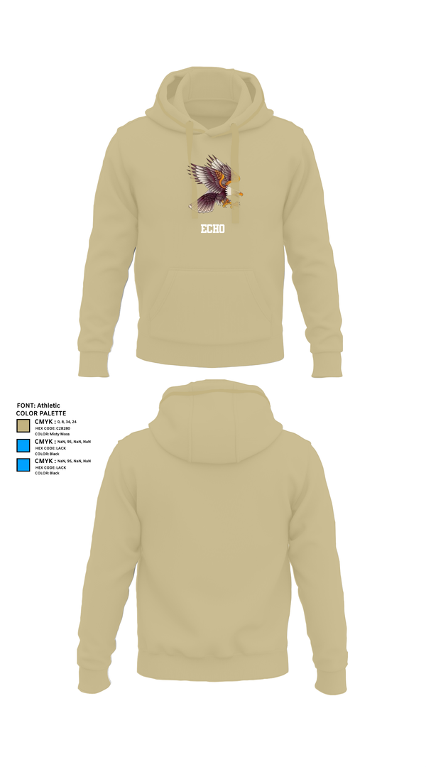 Hoodie, ECHO, , Teamtime, Team time, sublimation, custom sports apparel, team uniforms, spirit wear, spiritwear, sports uniforms, custom shirts, team store, custom team store, fundraiser sports, apparel fundraiser