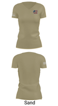 A-Gang 90344345 Women's Short Sleeve V-neck Shirt - 84