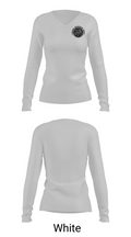 Pocono Mountain West Youth Basketball Association 15543729 Women's Long Sleeve V-neck Shirt - 11