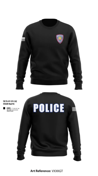Crew Neck Sweatshirt, Carrollton Police Department, Police, Teamtime, Team time, sublimation, custom sports apparel, team uniforms, spirit wear, spiritwear, sports uniforms, custom shirts, team store, custom team store, fundraiser sports, apparel fundraiser