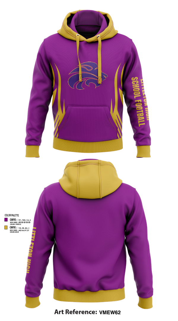 Hoodie, Littleton High School Football, , Teamtime, Team time, sublimation, custom sports apparel, team uniforms, spirit wear, spiritwear, sports uniforms, custom shirts, team store, custom team store, fundraiser sports, apparel fundraiser