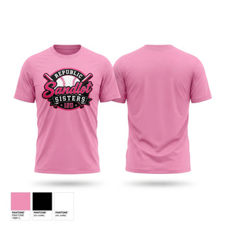 Short Sleeve Performance Shirt, Republic Sandlot Sisters, Softball, Teamtime, Team time, sublimation, custom sports apparel, team uniforms, spirit wear, spiritwear, sports uniforms, custom shirts, team store, custom team store, fundraiser sports, apparel fundraiser