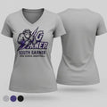South Garner High School Basketball Women's Short Sleeve V-neck Shirt - 21