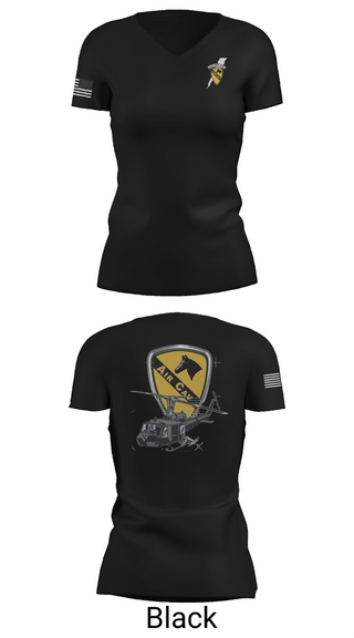 Womens Short Sleeve Vneck Shirt, 3227 aircav, Army, Teamtime, Team time, sublimation, custom sports apparel, team uniforms, spirit wear, spiritwear, sports uniforms, custom shirts, team store, custom team store, fundraiser sports, apparel fundraiser