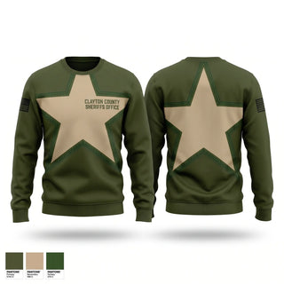 Crew Neck Sweatshirt, Clayton County Sheriff’s Office, Police, Teamtime, Team time, sublimation, custom sports apparel, team uniforms, spirit wear, spiritwear, sports uniforms, custom shirts, team store, custom team store, fundraiser sports, apparel fundraiser