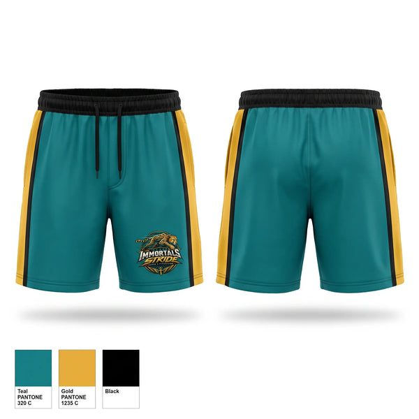 Athletic Shorts With Pockets, Inland Immortals STRIDE, Track & Field, Teamtime, Team time, sublimation, custom sports apparel, team uniforms, spirit wear, spiritwear, sports uniforms, custom shirts, team store, custom team store, fundraiser sports, apparel fundraiser