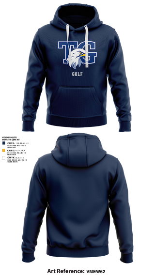 Hoodie, Totino-Grace Golf, Golf, Teamtime, Team time, sublimation, custom sports apparel, team uniforms, spirit wear, spiritwear, sports uniforms, custom shirts, team store, custom team store, fundraiser sports, apparel fundraiser