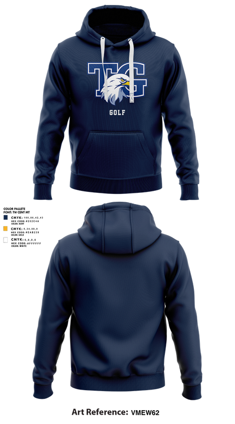 Hoodie, Totino-Grace Golf, Golf, Teamtime, Team time, sublimation, custom sports apparel, team uniforms, spirit wear, spiritwear, sports uniforms, custom shirts, team store, custom team store, fundraiser sports, apparel fundraiser