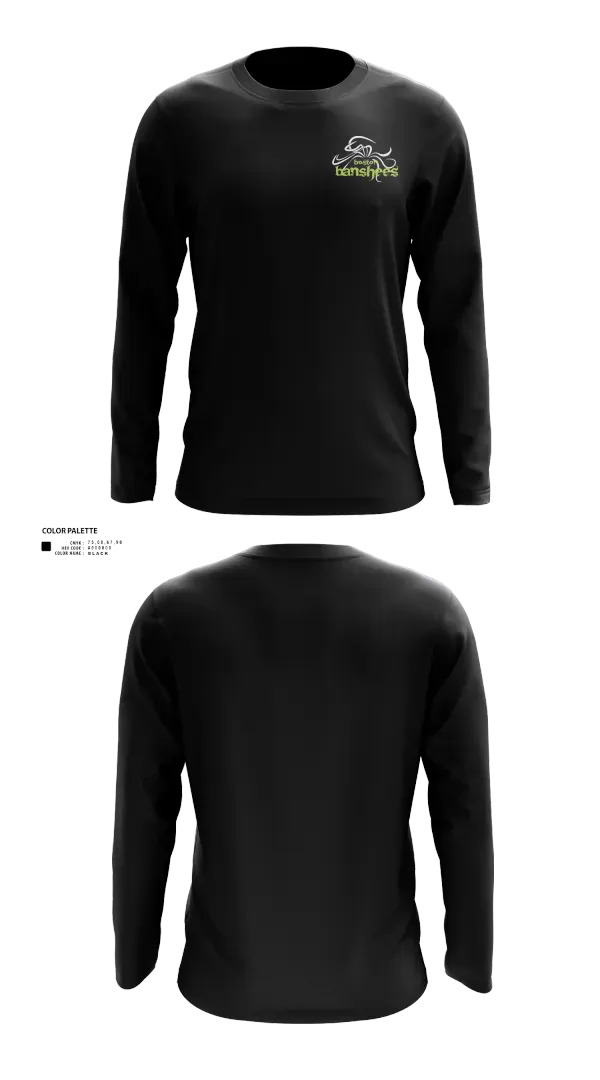 Long Sleeve Performance Shirt, Boston Banshees, Football, Teamtime, Team time, sublimation, custom sports apparel, team uniforms, spirit wear, spiritwear, sports uniforms, custom shirts, team store, custom team store, fundraiser sports, apparel fundraiser