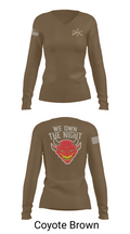 D Co 3-47 Cadre Women's Long Sleeve V-neck Shirt - 17
