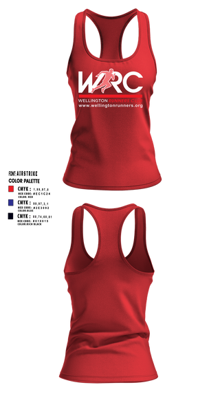 Womens Track Singlet, Wellington Runners Club, Spirit Store, Teamtime, Team time, sublimation, custom sports apparel, team uniforms, spirit wear, spiritwear, sports uniforms, custom shirts, team store, custom team store, fundraiser sports, apparel fundraiser