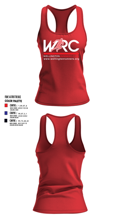 Wellington Runners Club 55706175 Women's Track Singlet - 21