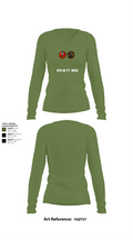 RTS-M FT. HOOD 77686881 Women's Long Sleeve V-neck Shirt - 42