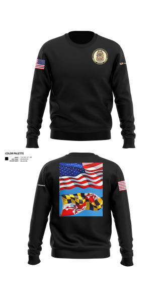 Crew Neck Sweatshirt, Greenbelt police Charlie squad, Police, Teamtime, Team time, sublimation, custom sports apparel, team uniforms, spirit wear, spiritwear, sports uniforms, custom shirts, team store, custom team store, fundraiser sports, apparel fundraiser
