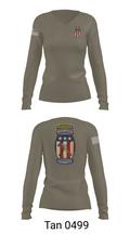 2-47 infantry 3rd BRG 10th MTN 15406658 Women's Long Sleeve V-neck Shirt - 77