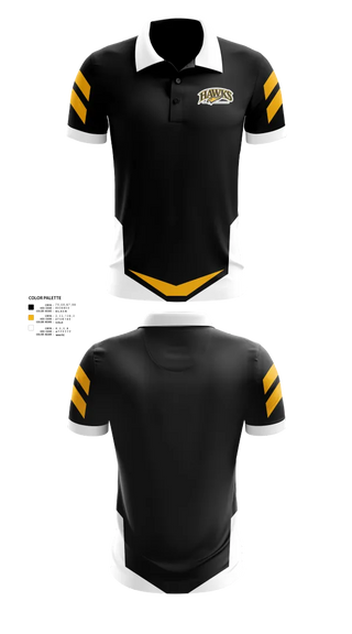 Short Sleeve Performance Polo, Hazelwood Central Hawks Volleyball, Women's Volleyball, Teamtime, Team time, sublimation, custom sports apparel, team uniforms, spirit wear, spiritwear, sports uniforms, custom shirts, team store, custom team store, fundraiser sports, apparel fundraiser