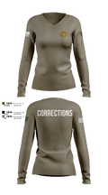 1-51 ADA BN 3748156 Women's Long Sleeve V-neck Shirt - 102