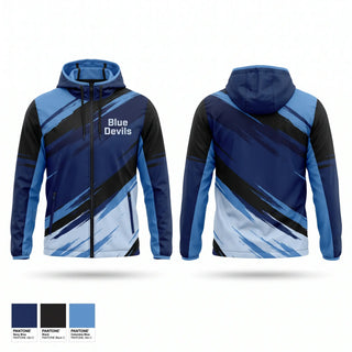 Windbreaker, Blue Devils, Baseball, Teamtime, Team time, sublimation, custom sports apparel, team uniforms, spirit wear, spiritwear, sports uniforms, custom shirts, team store, custom team store, fundraiser sports, apparel fundraiser