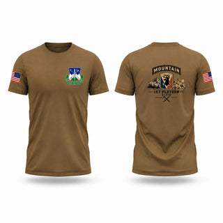Old School Cotton Feel Shirt, B CO 3/172 1st PLT, Army, Teamtime, Team time, sublimation, custom sports apparel, team uniforms, spirit wear, spiritwear, sports uniforms, custom shirts, team store, custom team store, fundraiser sports, apparel fundraiser