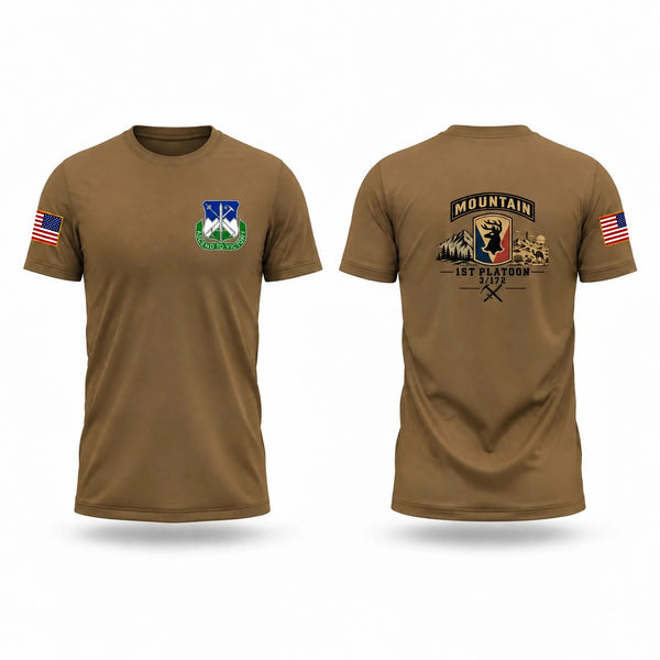 B CO 3/172 1st PLT Old School Cotton Feel Shirt - 1
