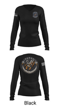 DET 006 Soaring Tigers 48978615 Women's Long Sleeve V-neck Shirt - 23