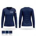 JEFFERSON FIRE DEPARTMENT 37025593 Women's Long Sleeve V-neck Shirt - 1