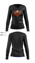 Family Of Athletes Women's Long Sleeve V-neck Shirt - 2