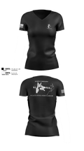 North Carolina Police Dog Association  Women's Short Sleeve V-neck Shirt - 102