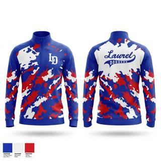 Quarter Zip Jacket, Laurel Dodgers, Baseball, Teamtime, Team time, sublimation, custom sports apparel, team uniforms, spirit wear, spiritwear, sports uniforms, custom shirts, team store, custom team store, fundraiser sports, apparel fundraiser