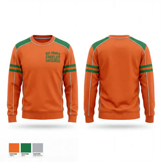 Crew Neck Sweatshirt, Rio Bravo Greeley Gauchos, Women's Basketball, Teamtime, Team time, sublimation, custom sports apparel, team uniforms, spirit wear, spiritwear, sports uniforms, custom shirts, team store, custom team store, fundraiser sports, apparel fundraiser