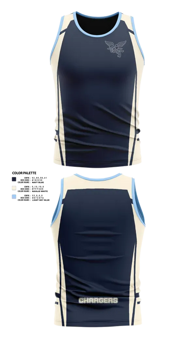 Ansonia Chargers 21456880 Tank Top - 2