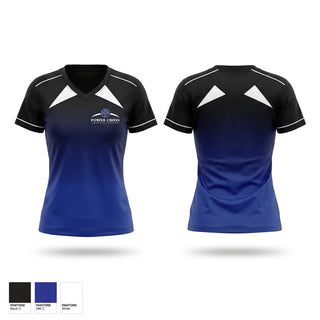 Womens Short Sleeve Vneck Shirt, Power Cross, , Teamtime, Team time, sublimation, custom sports apparel, team uniforms, spirit wear, spiritwear, sports uniforms, custom shirts, team store, custom team store, fundraiser sports, apparel fundraiser