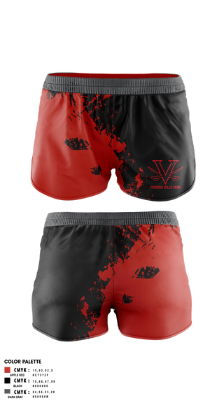 Womens Shorts, Verdugo hills dons, , Teamtime, Team time, sublimation, custom sports apparel, team uniforms, spirit wear, spiritwear, sports uniforms, custom shirts, team store, custom team store, fundraiser sports, apparel fundraiser