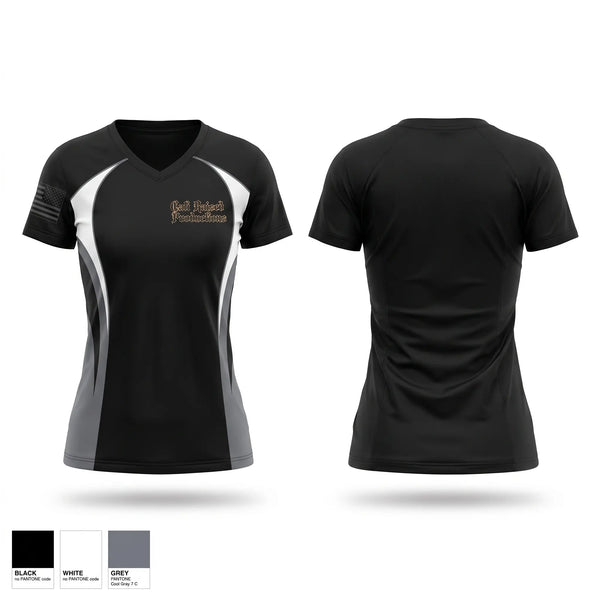 Womens Short Sleeve Vneck Shirt, 172 BGE, Army, Teamtime, Team time, sublimation, custom sports apparel, team uniforms, spirit wear, spiritwear, sports uniforms, custom shirts, team store, custom team store, fundraiser sports, apparel fundraiser
