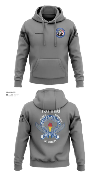 Hoodie, Blue Rope Association, Air Force, Teamtime, Team time, sublimation, custom sports apparel, team uniforms, spirit wear, spiritwear, sports uniforms, custom shirts, team store, custom team store, fundraiser sports, apparel fundraiser
