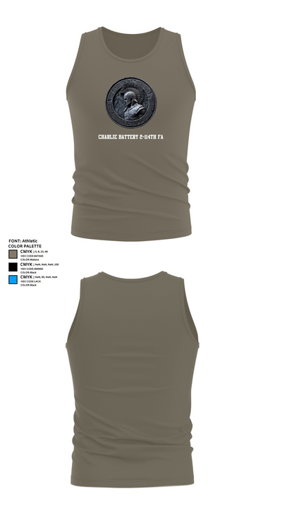 Charlie Battery 2-114th FA 47332730 Tank Top - 75